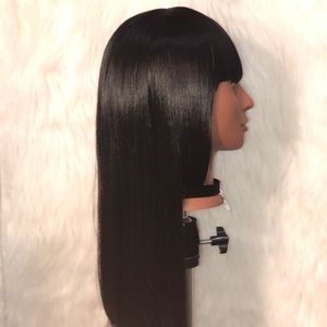 Beautiful Blunt cut wig with bangs